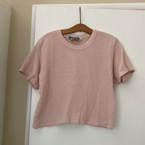 Big Bud press honeycomb crop top/tee
